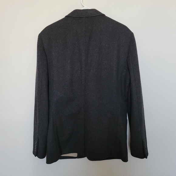 *SOLD* John Varvatos Basketweave Notch Lapel Wool Cashmere Suit Jacket Coat 40 - Picture 4 of 15